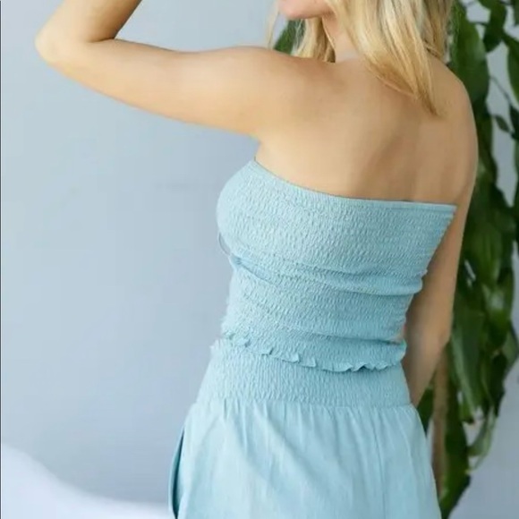 Blue 2 Piece Summer Set - Picture 2 of 2